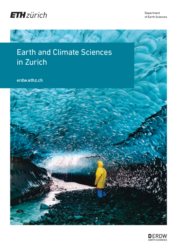 Brochure Earth Sciences in Zurich