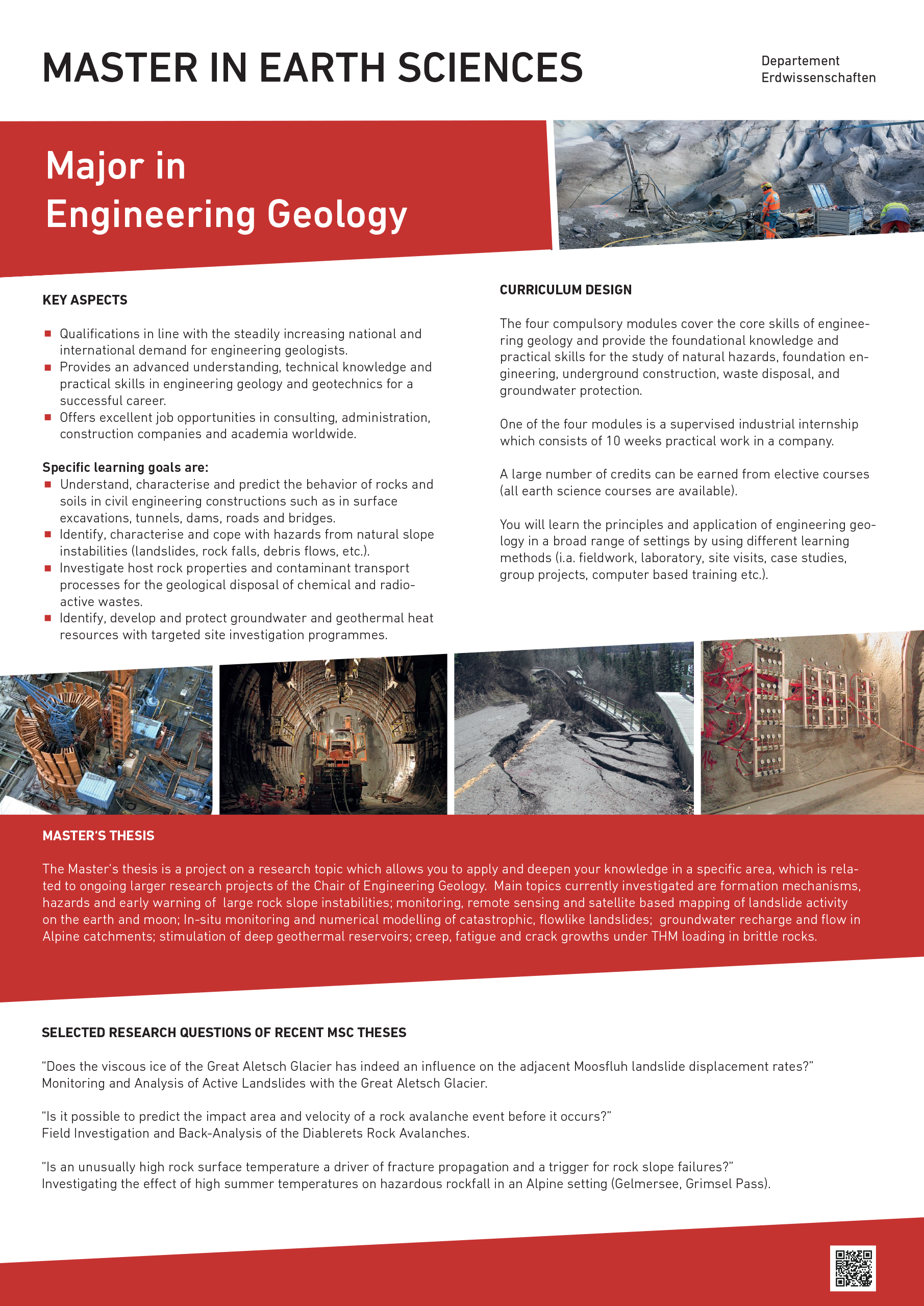 Enlarged view: Poster Major in Engineering Geology