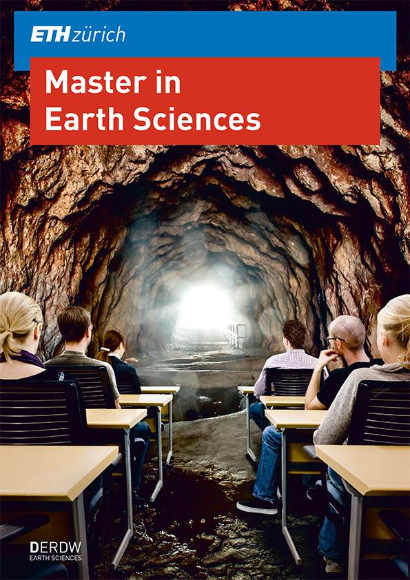 Titelblatt der Broschüre Master in Earth Sciences